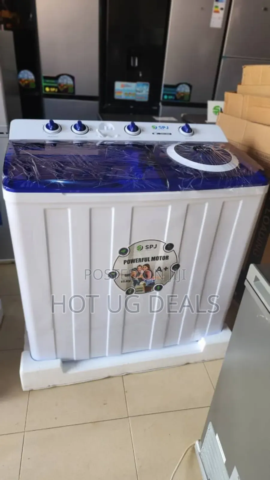 Spj 15kg Twin Tub Washing Machine - White. (5yrs Wrty)