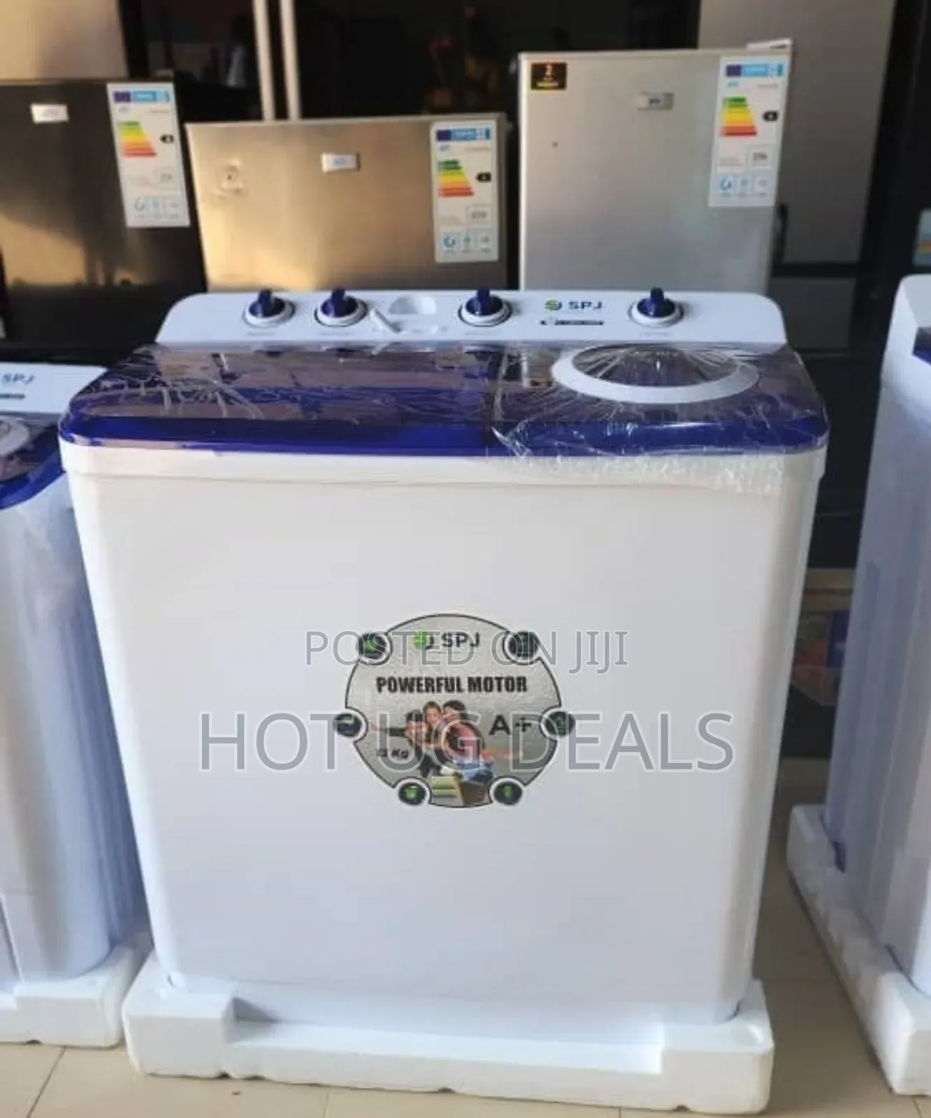Spj 15kg Twin Tub Washing Machine - White. (5yrs Wrty)