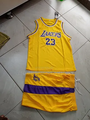 Choose Jersey Lakers 23 Original Material All Colors