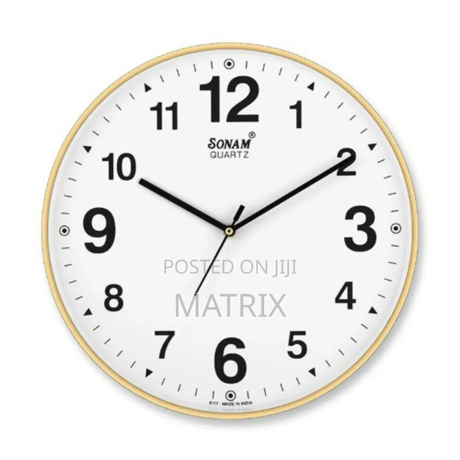 Sonam Round Office Wall Clock