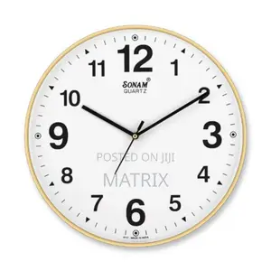 Sonam Round Office Wall Clock