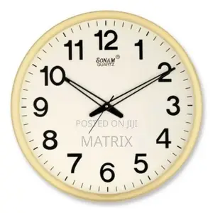 Sonam Round Office Wall Clock