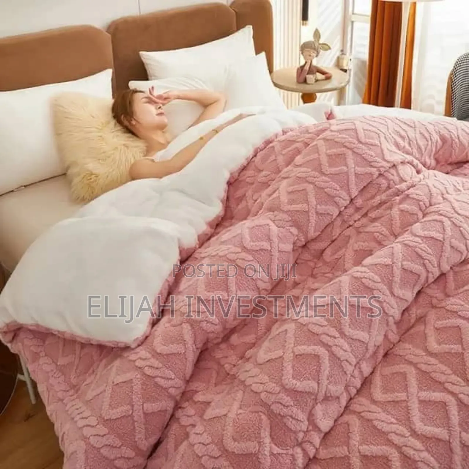 4pcs Fleece Duvet Set