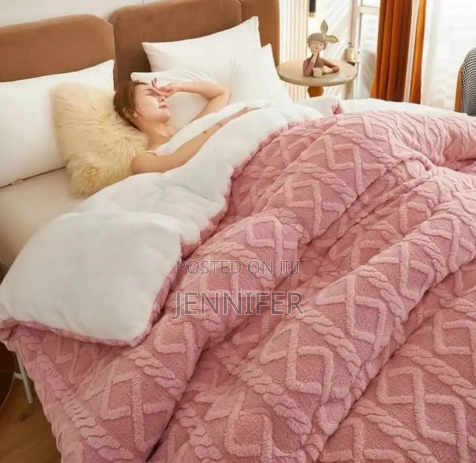 4pcs Fleece Duvet Set