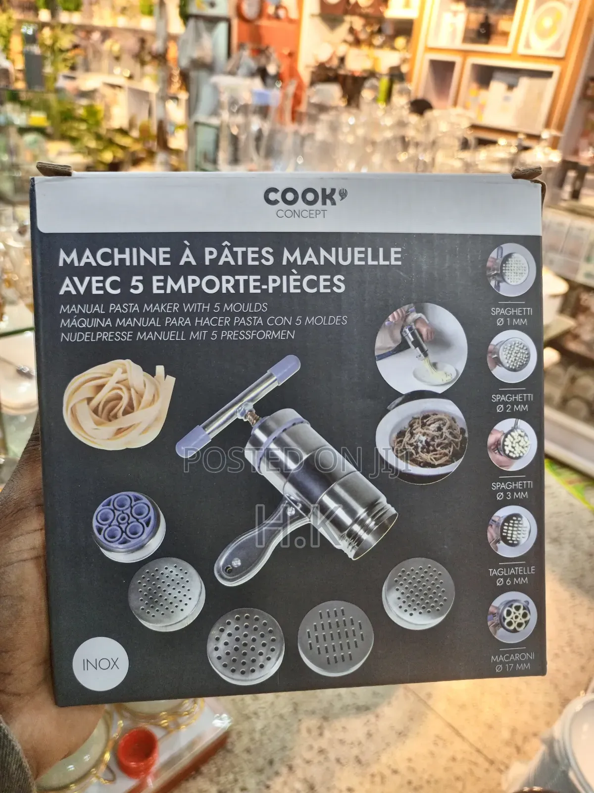 Manual Pasta Machine Moulds
