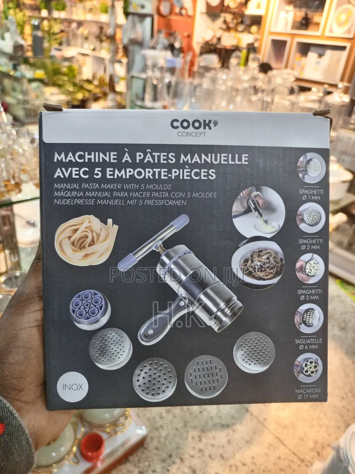 Manual Pasta Machine Moulds