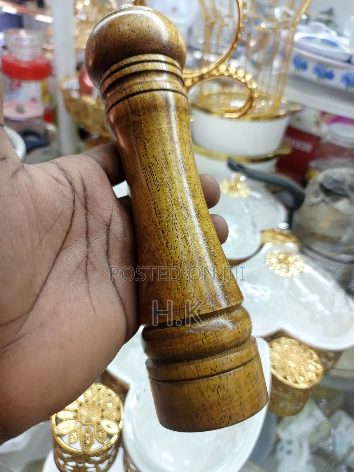 Wood Pepper Grinder Set