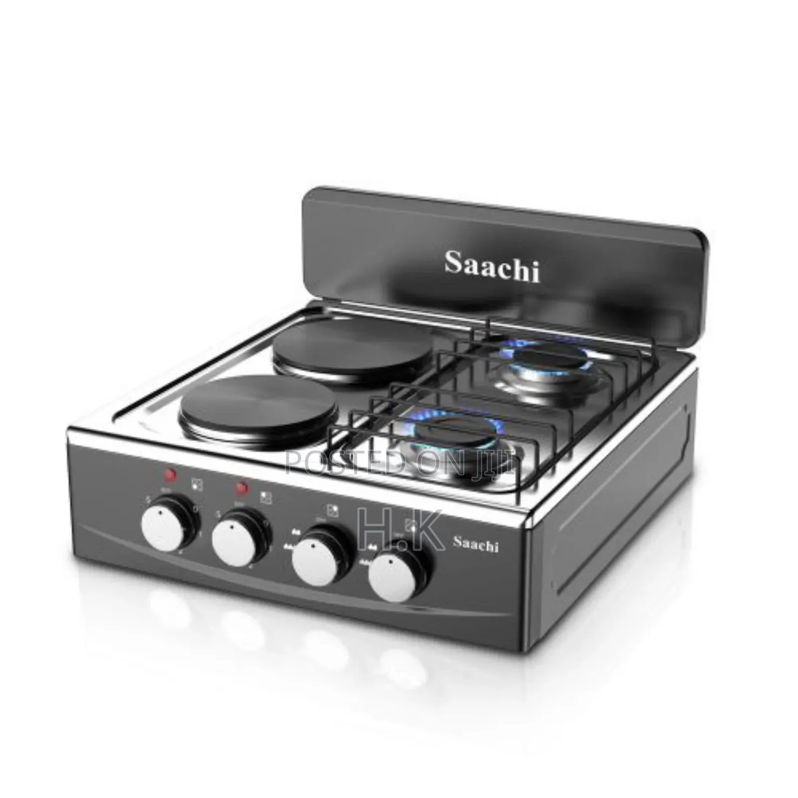 Saachi 4 Burner Gas Stove/Hot Plate, Model Nl-Gas-5257