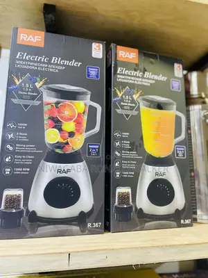 2 in 1 Raf Glass Blender - Black