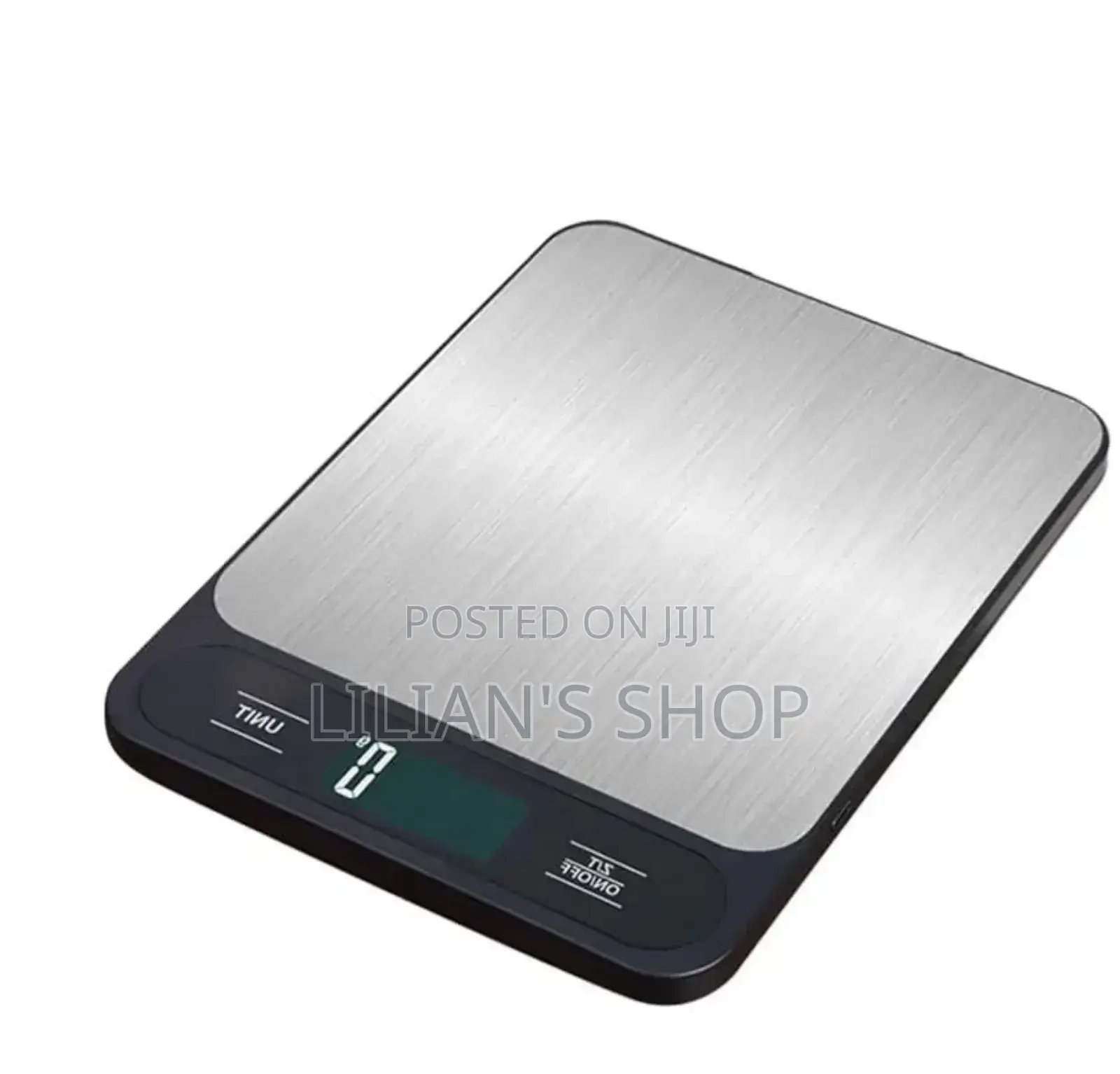 Digital Home Kitchen Weight Scale, Silver Black