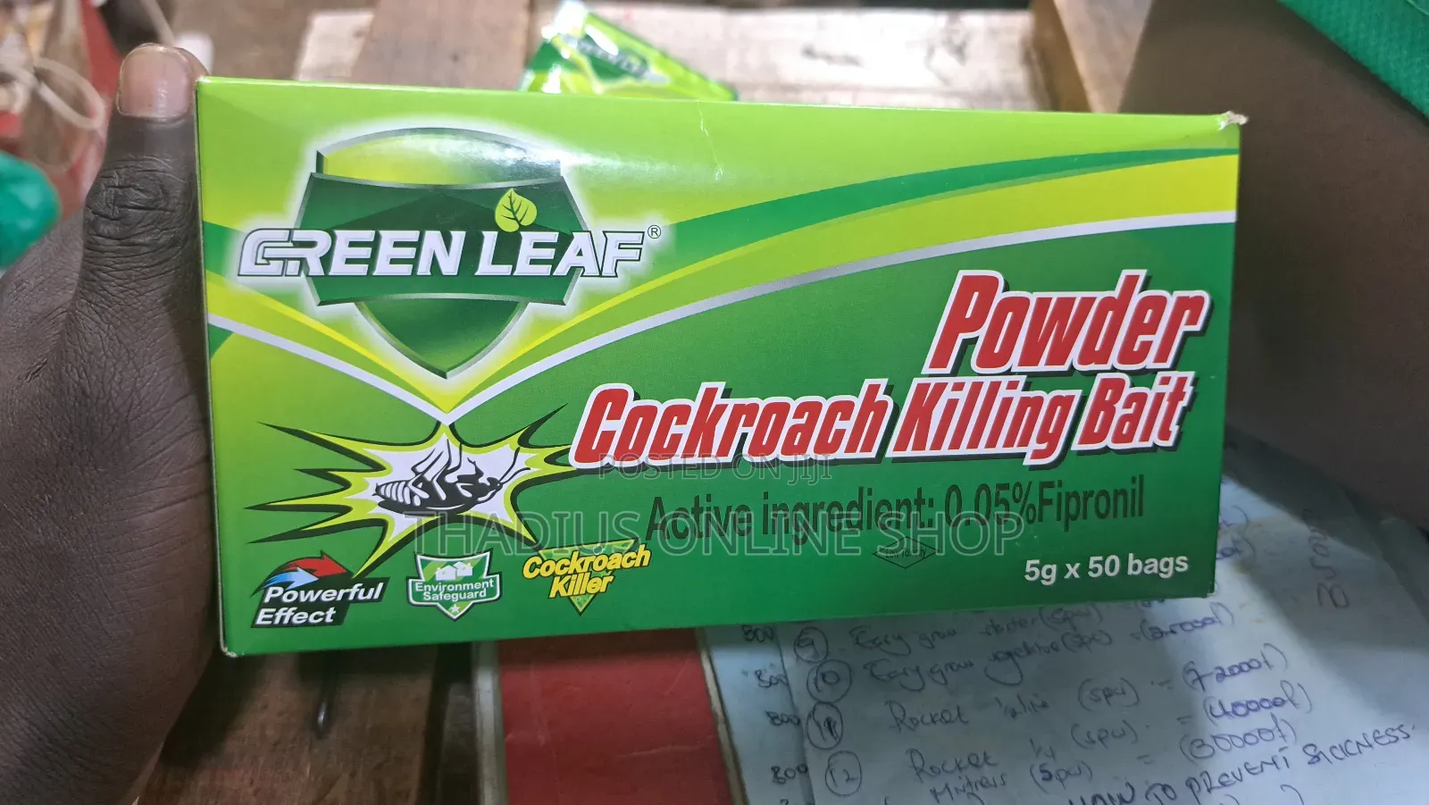 Green Leaf Coachroach Killer Bait. Full Box at Wholesale