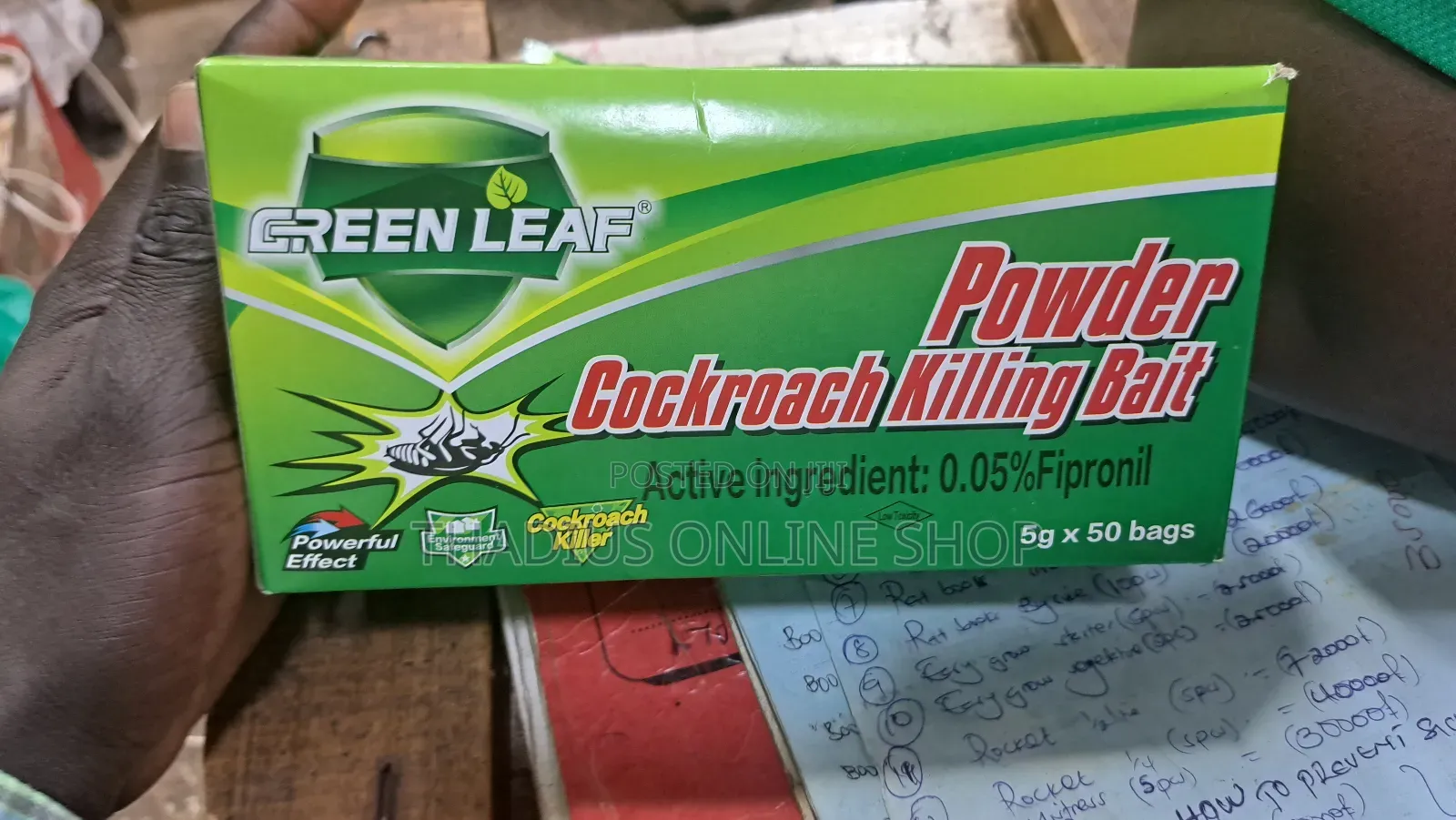 Green Leaf Coachroach Killer Bait. Full Box at Wholesale