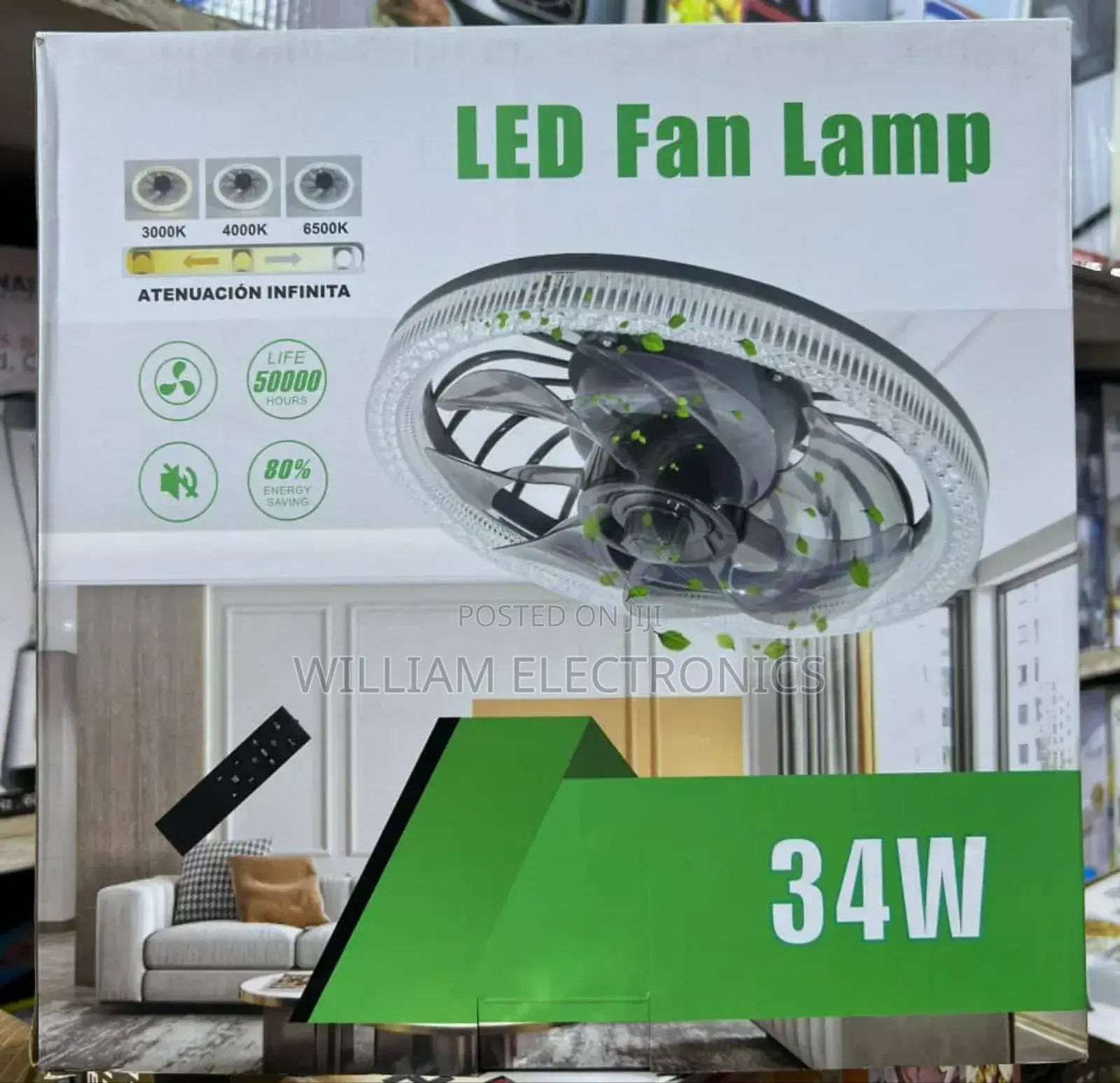 Led Fan Lamp