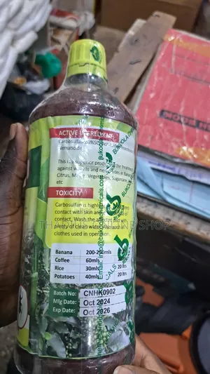 Dudu Guard Pest Killing Chemical in Coffee and Banana Garden