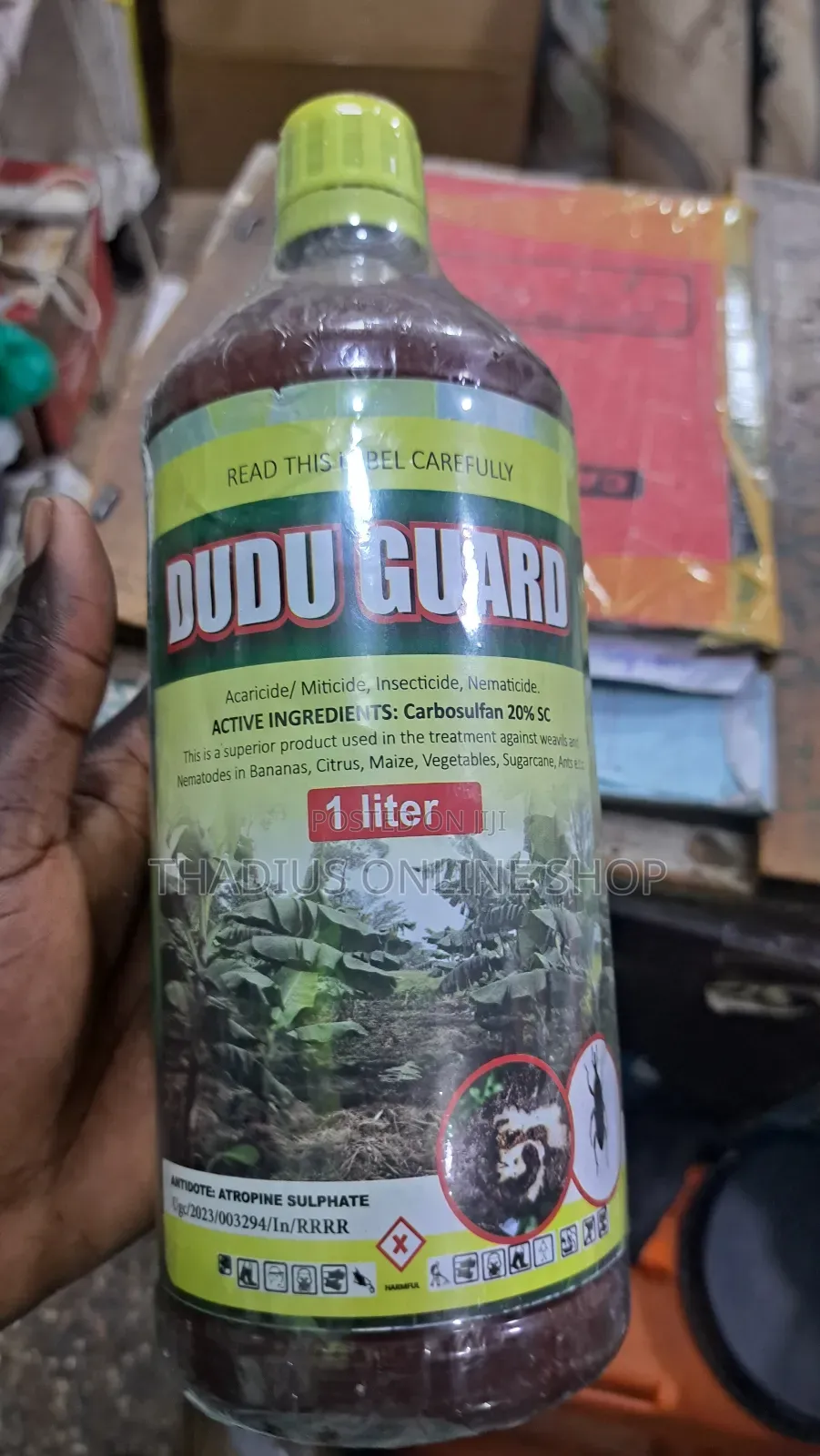 Dudu Guard Pest Killing Chemical in Coffee and Banana Garden