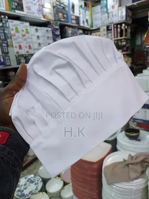 Adjustable White Chef Hat