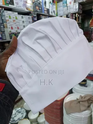 Adjustable White Chef Hat