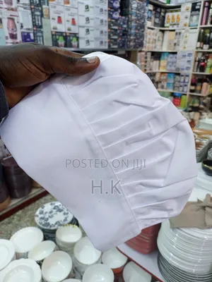 Adjustable White Chef Hat