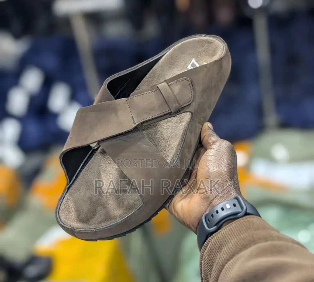 Original Men’S Coffee Brown Zara Cross Sandals