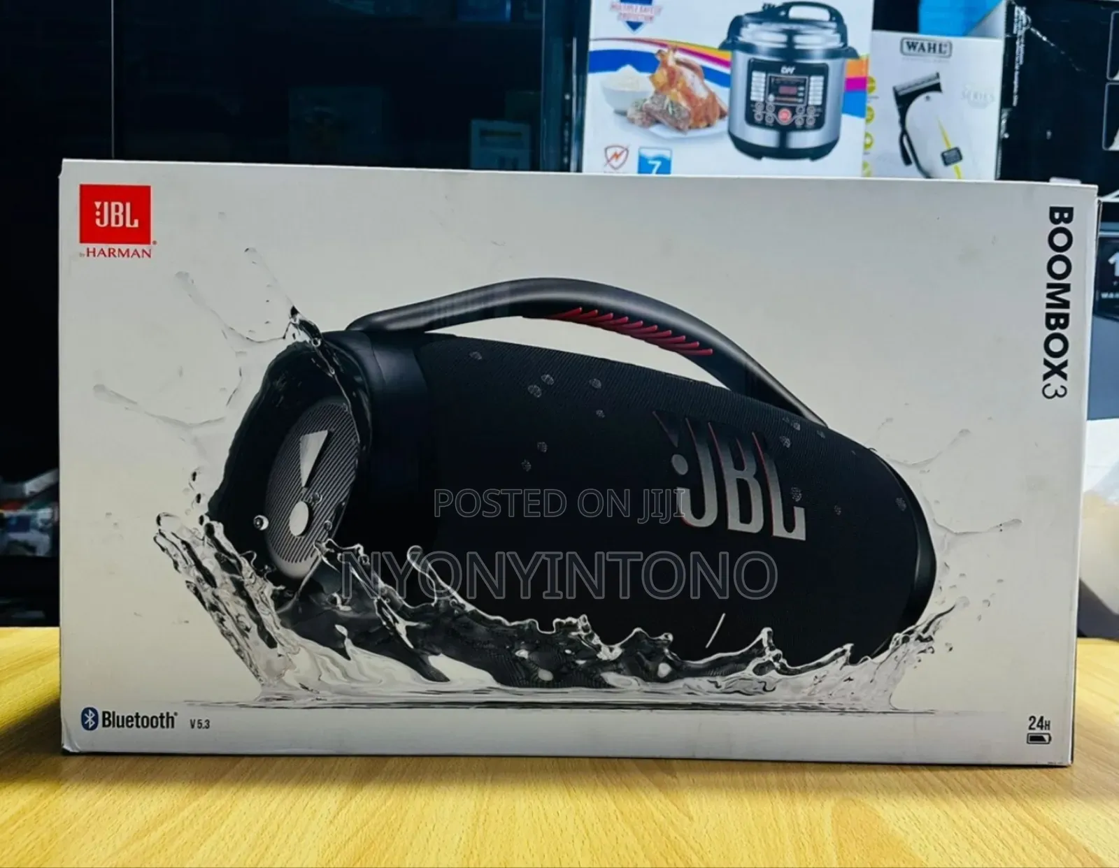 JBL Boom Box 3 Top-Quality Wireless Speakers With Deep Bass