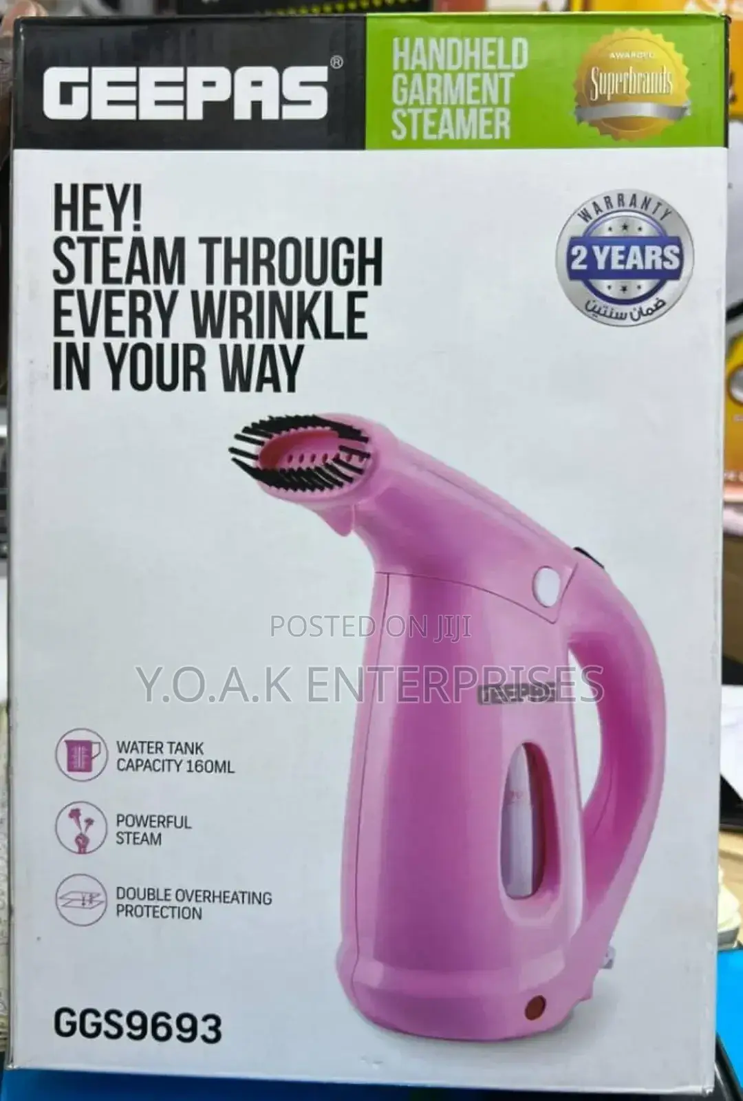 Geepas Hand Held Garment Steamer
