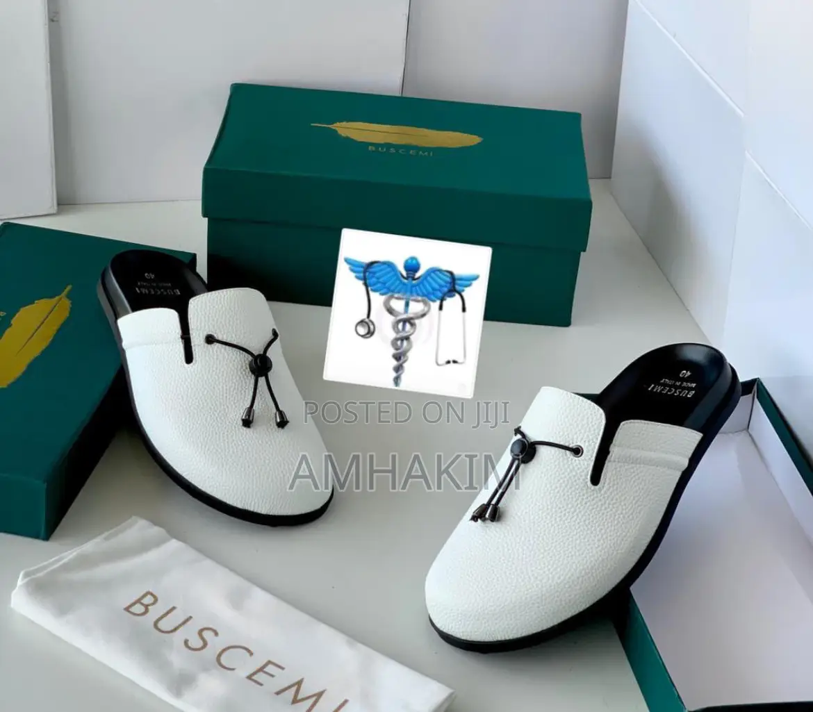 Classic Men's Buscemi Leather Slip-Ons in Stock