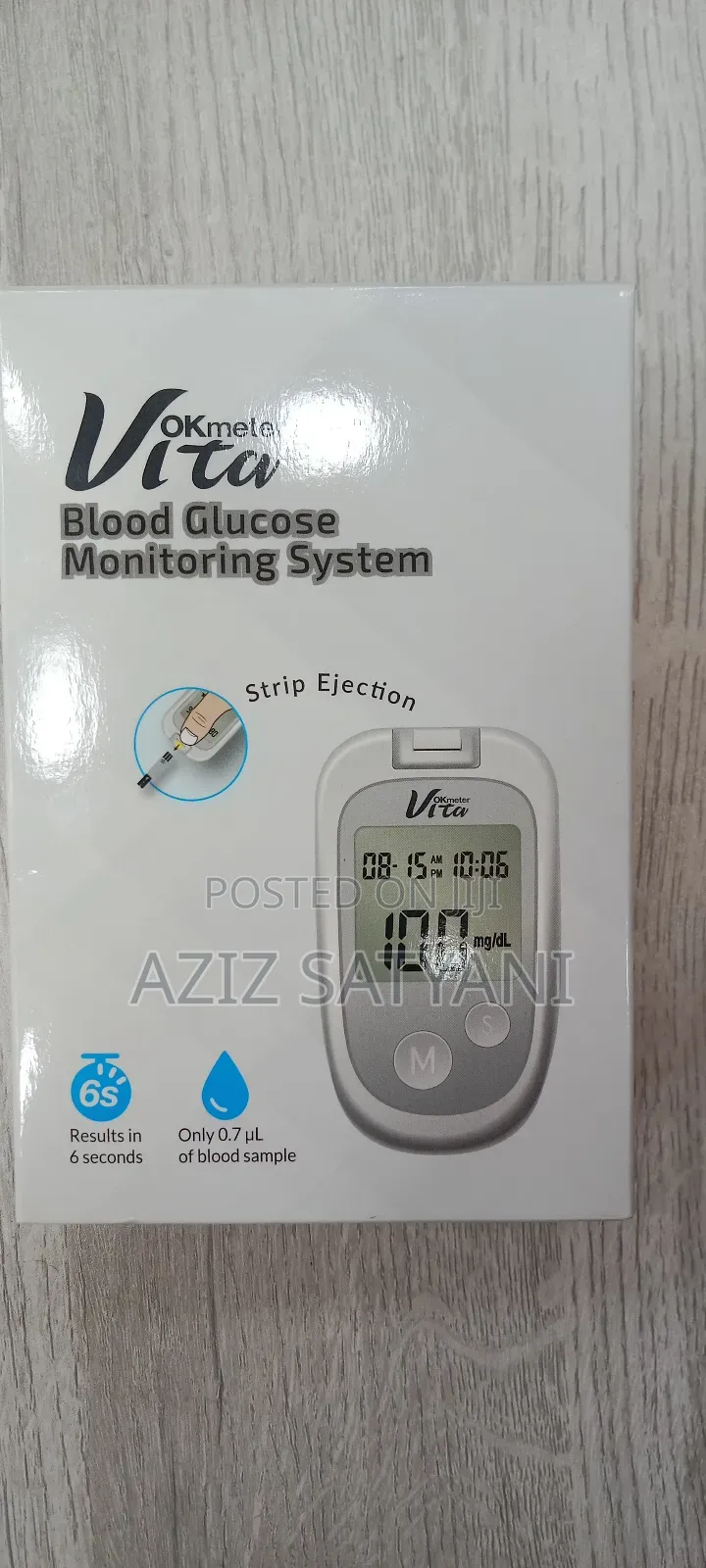 Vita Okmeter Blood Glucose Monitoring System