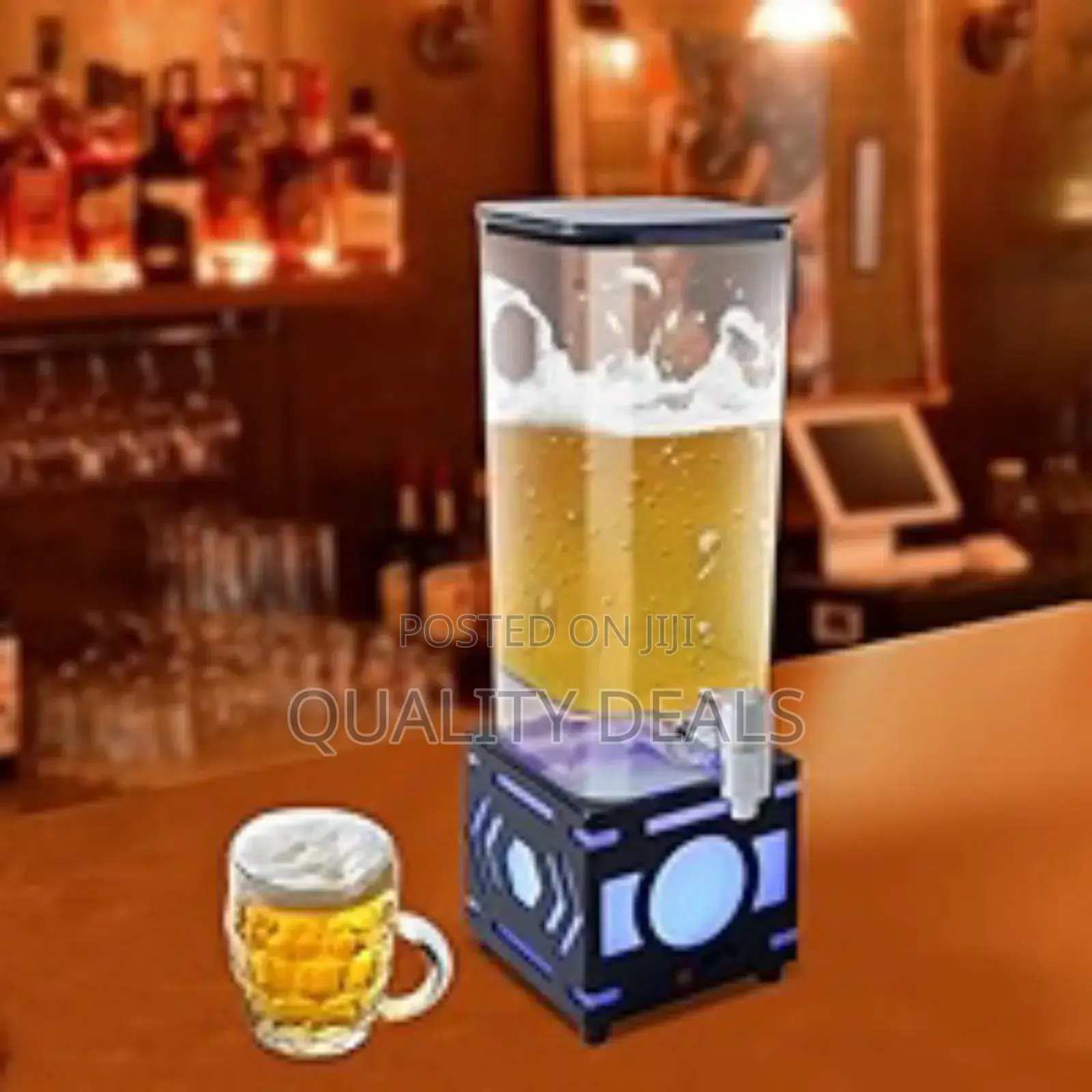 3.0l Led Tabletop Beer Tower Dispenser