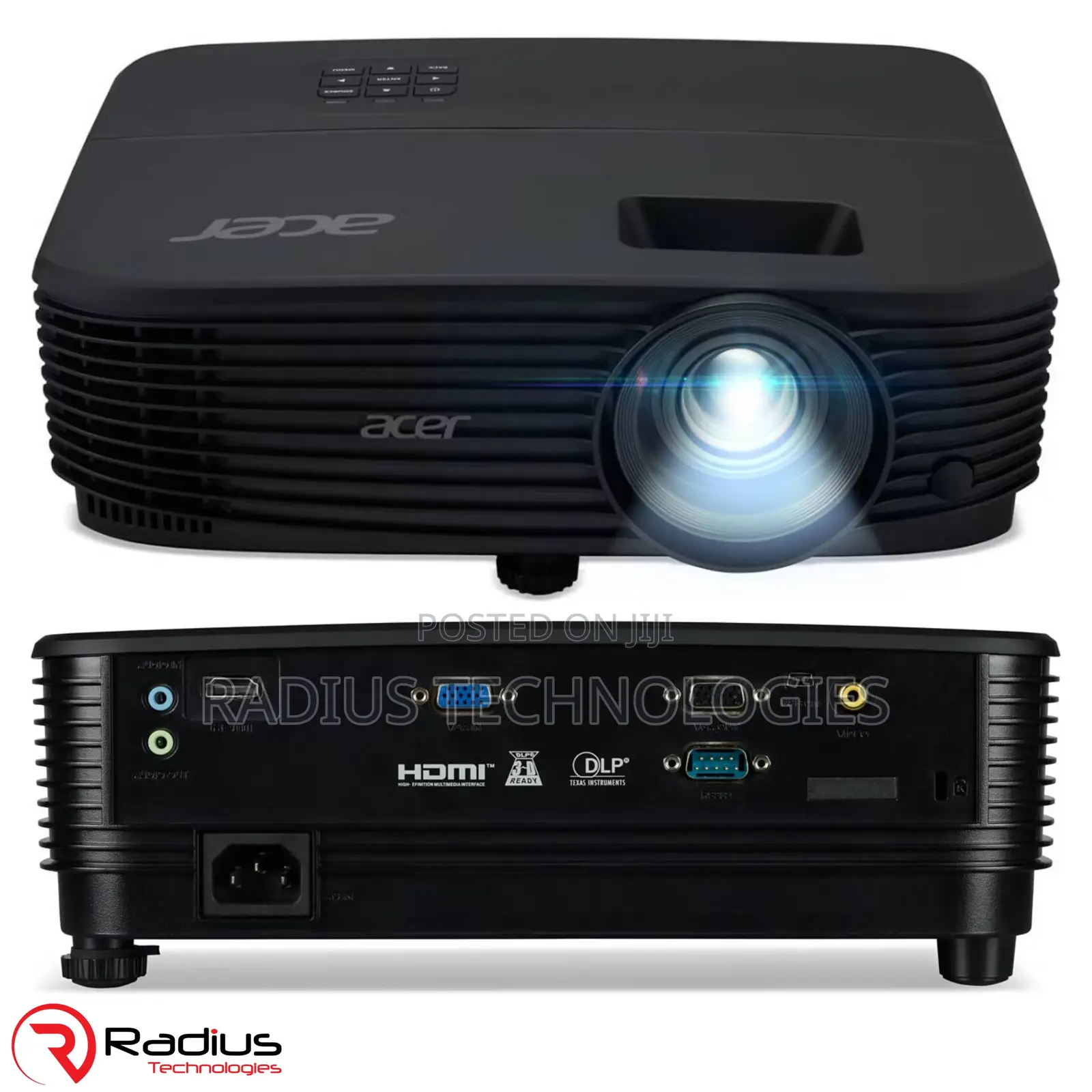 Acer X1123hp 1080p+ DLP Projector, 4000 Ansi Lumens