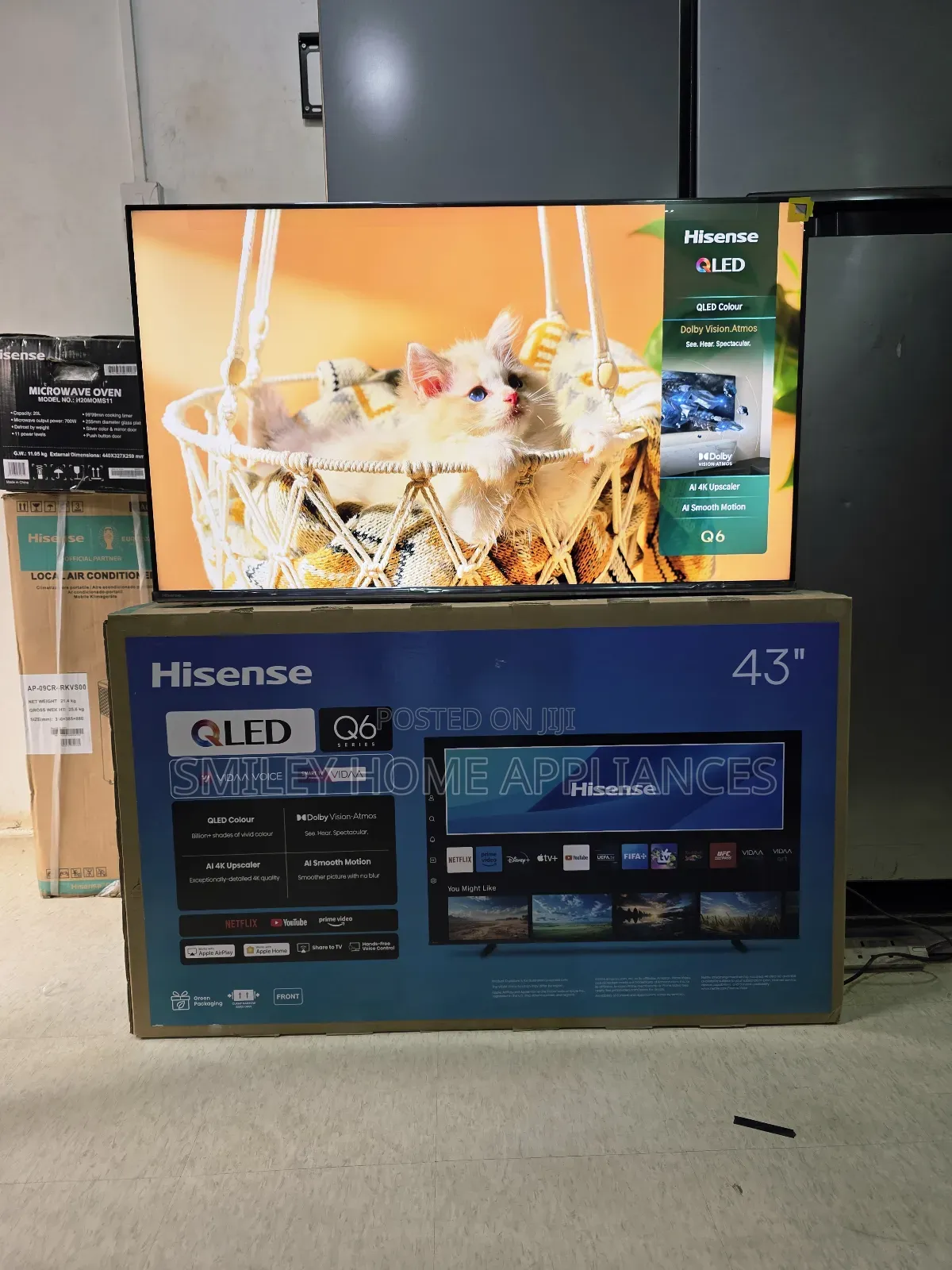 Hisense 43inches Qled4k Q6 Series Vidaa Smart Tv at Discount