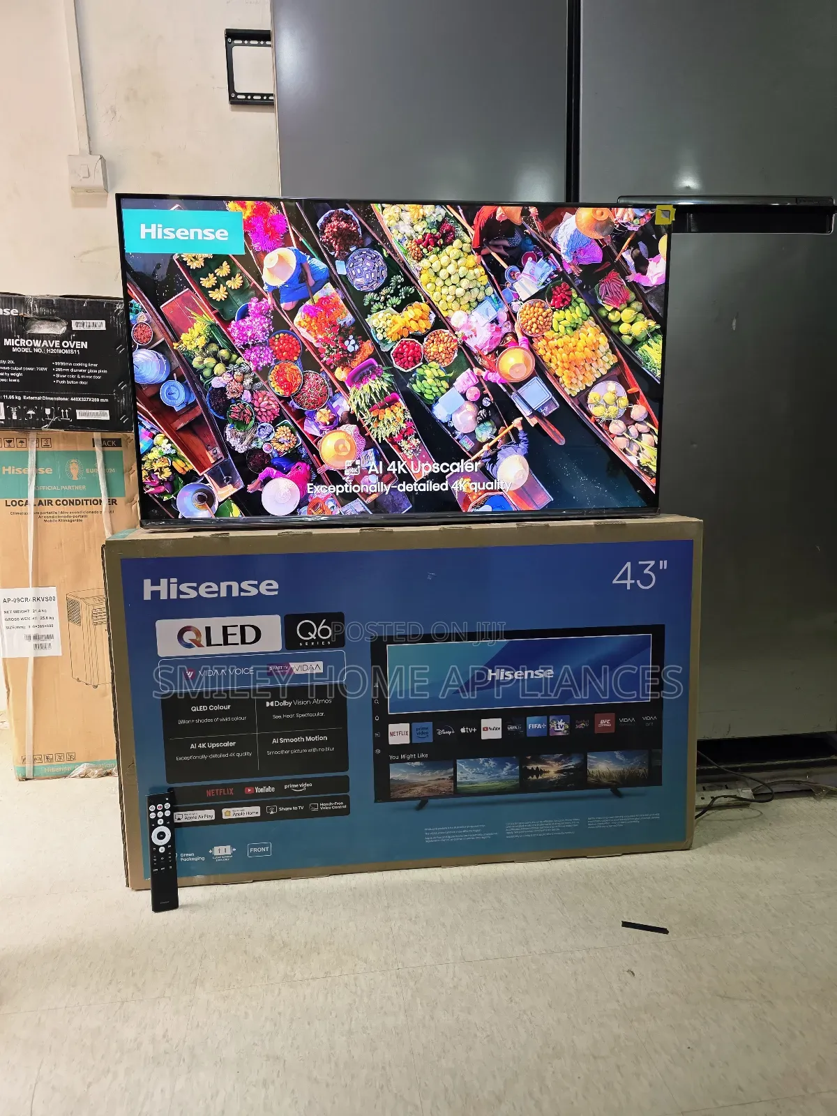 Hisense 43inches Qled4k Q6 Series Vidaa Smart Tv at Discount