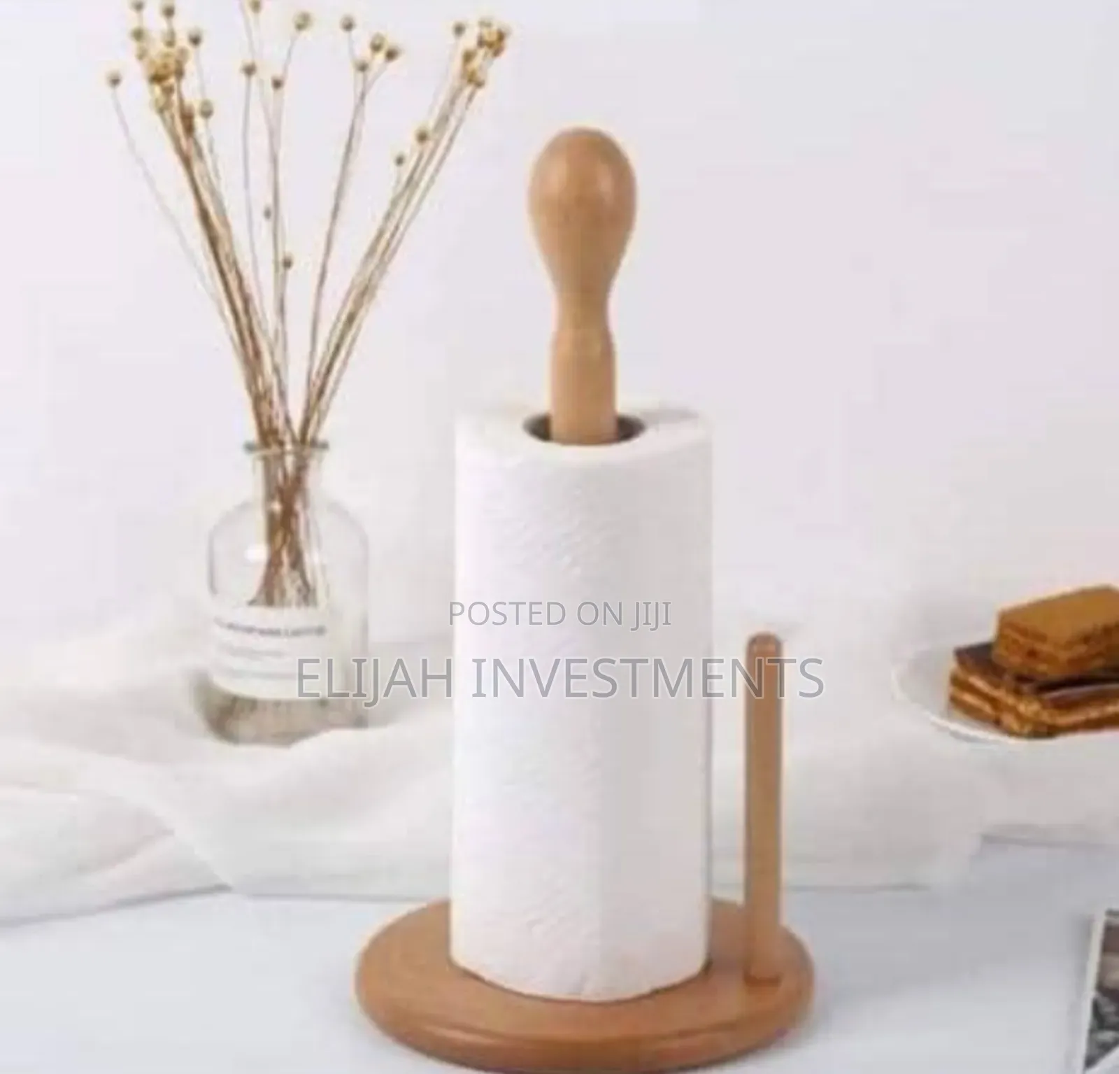 Wooden Roll Paper Holder