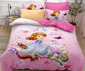 The First Princess Pink Duvet Cover and Pillow