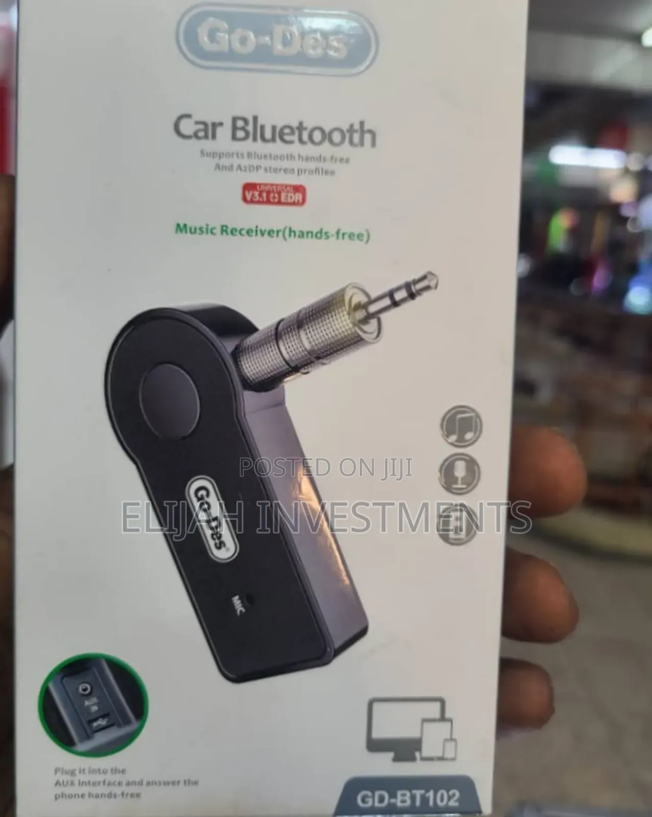 Go-Des Car Bluetooth Transmitter and Receiver,