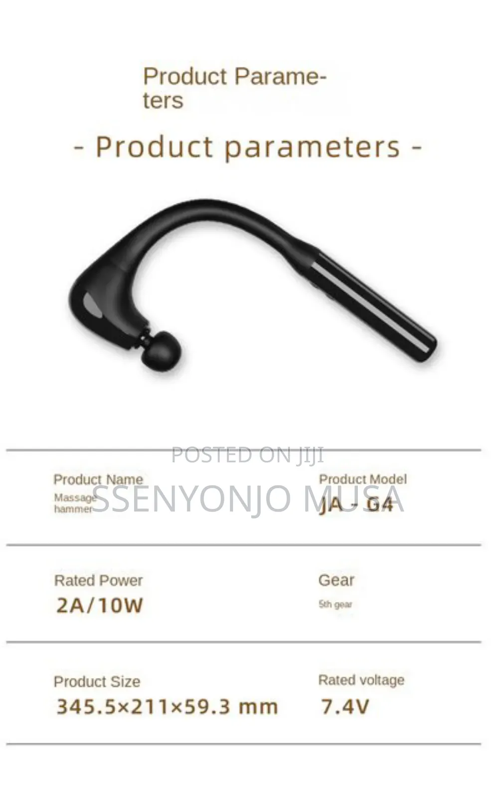 Electric Fascia Massager - Silent Fascia Gun For Deep Tissue
