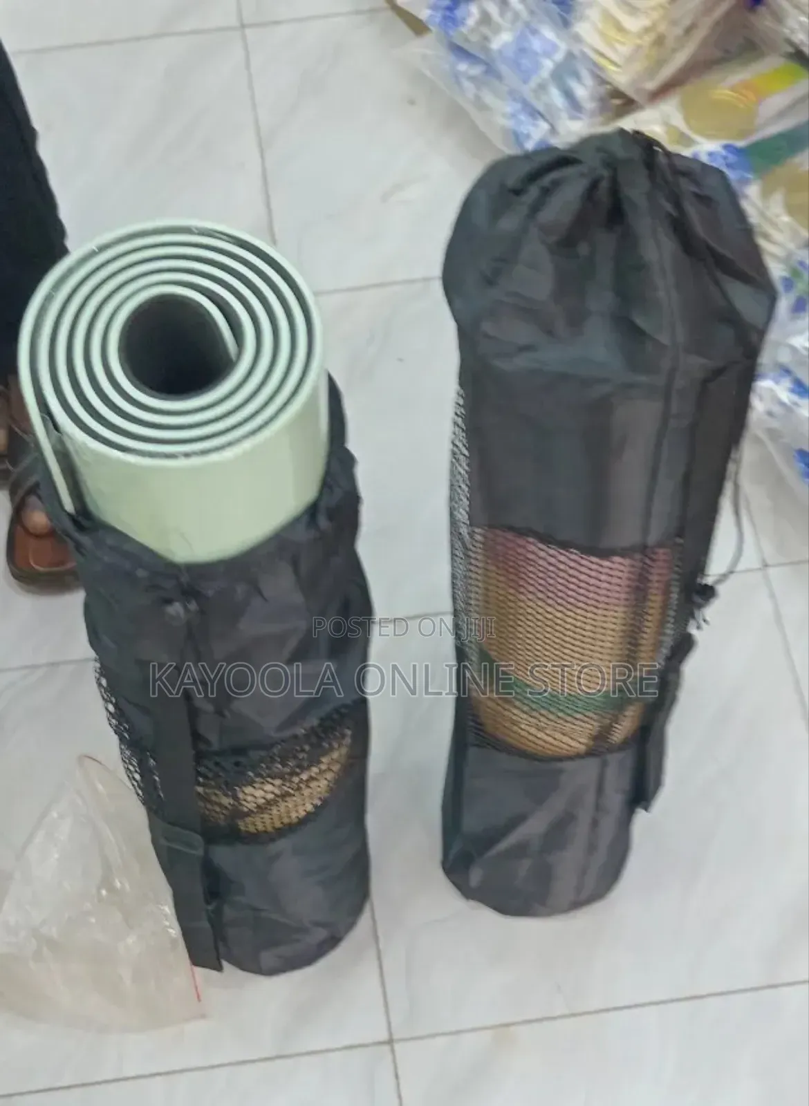 Yoga Mat With Adjustable Shoulder Straps