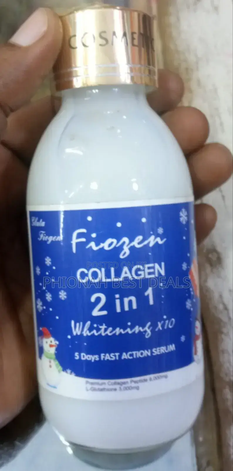 Frozen Collagen 2 in One Whitening X10