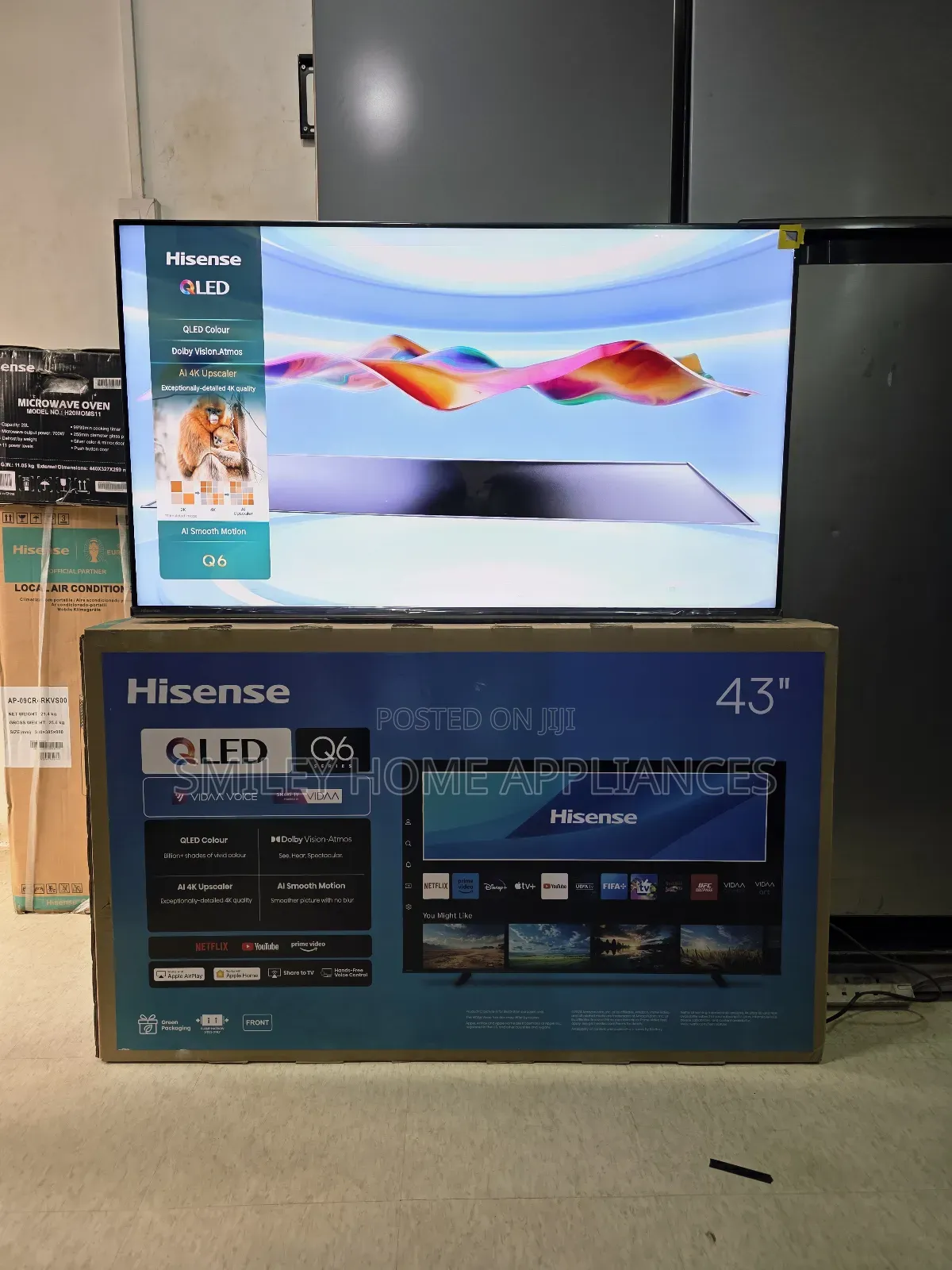Quantum Dot Hisense 43inches 43q6q Q6 Series Vidaa Smart Tv