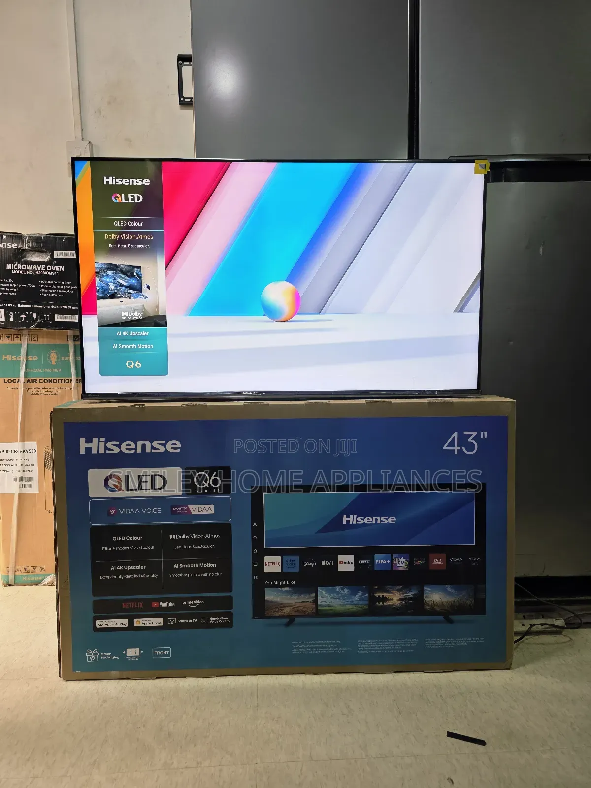Hisense 43q6q Quantum Dot Color Display 43inches Smart Tv