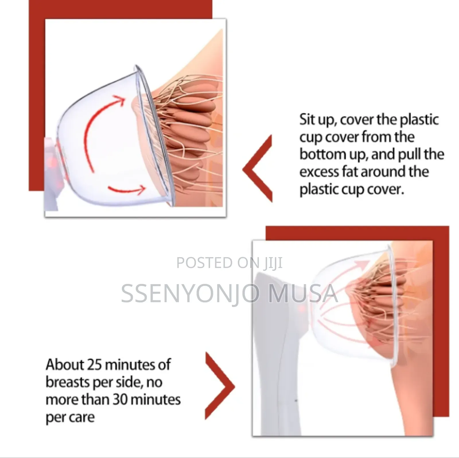 Electric Breast Massager Enhancer-breast Lift Elasticity