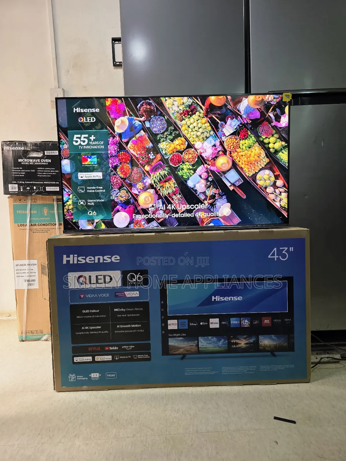 43inches Hisense 43q6q Qled- Q6 Series Vidaa Smart Tv