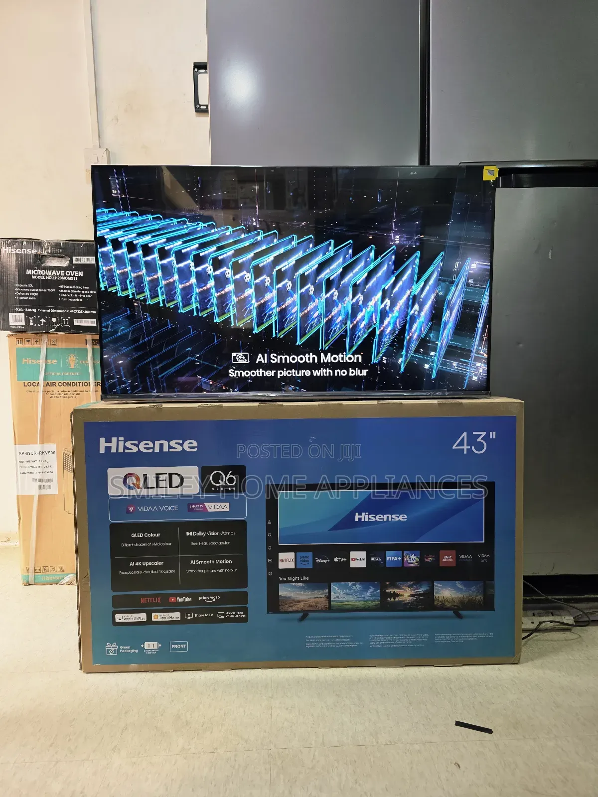 Qled Series 43inches Hisense Smart Tv at 20% Discounted Price