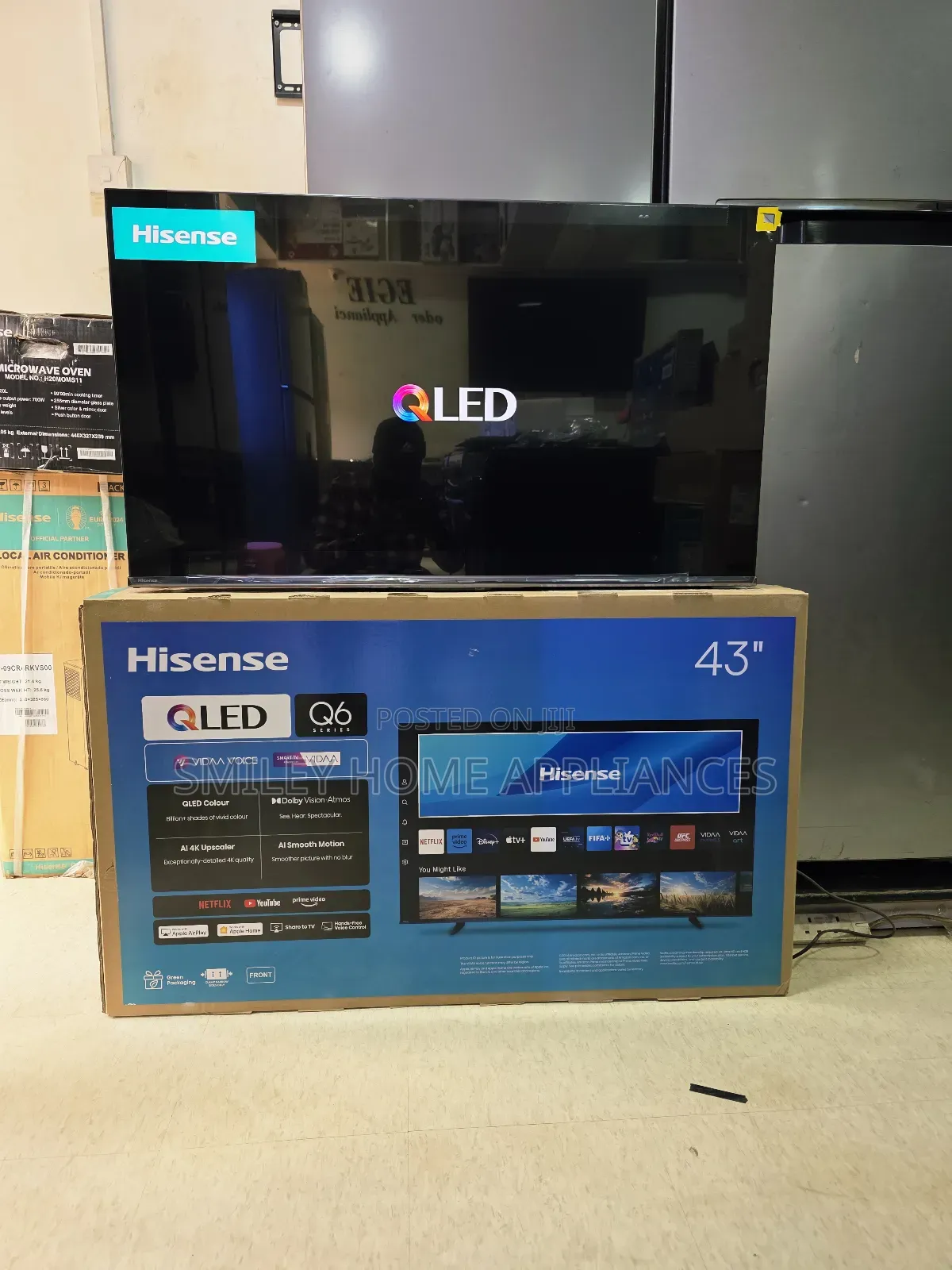 Qled Series 43inches Hisense Smart Tv at 20% Discounted Price