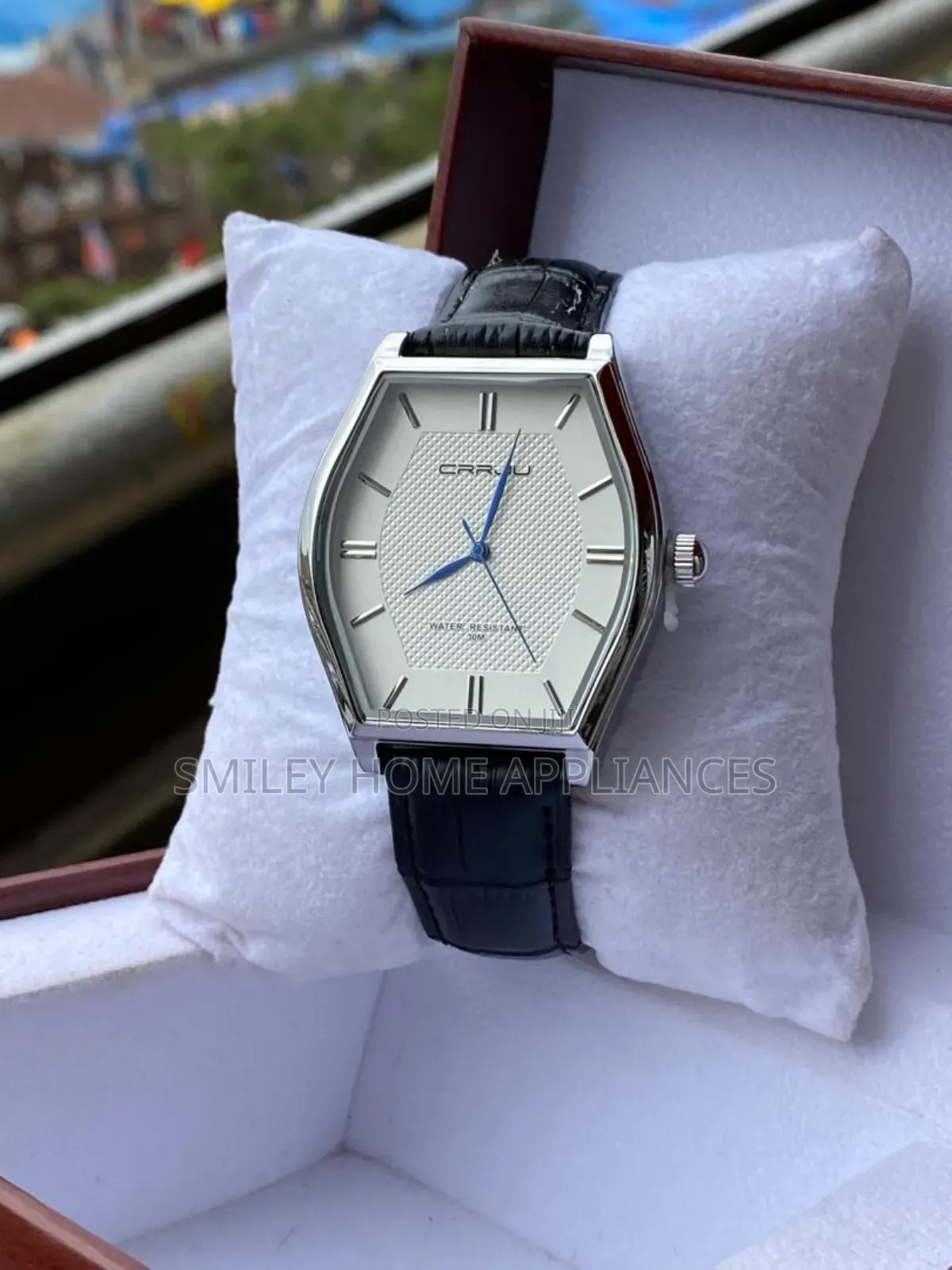 Crrju Men's Classic Analog Pentagon Shape Wrist Watch