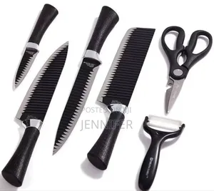 Non-Stick 6 Piece Kitchen Knife Set for Home