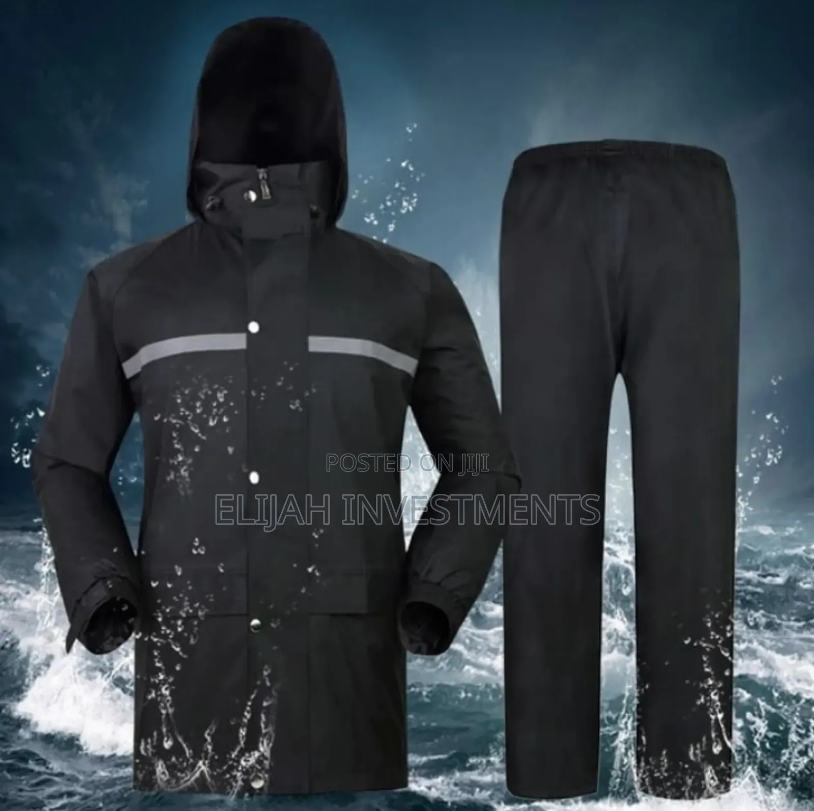 Men's 2-piece Reflective Rain Suits