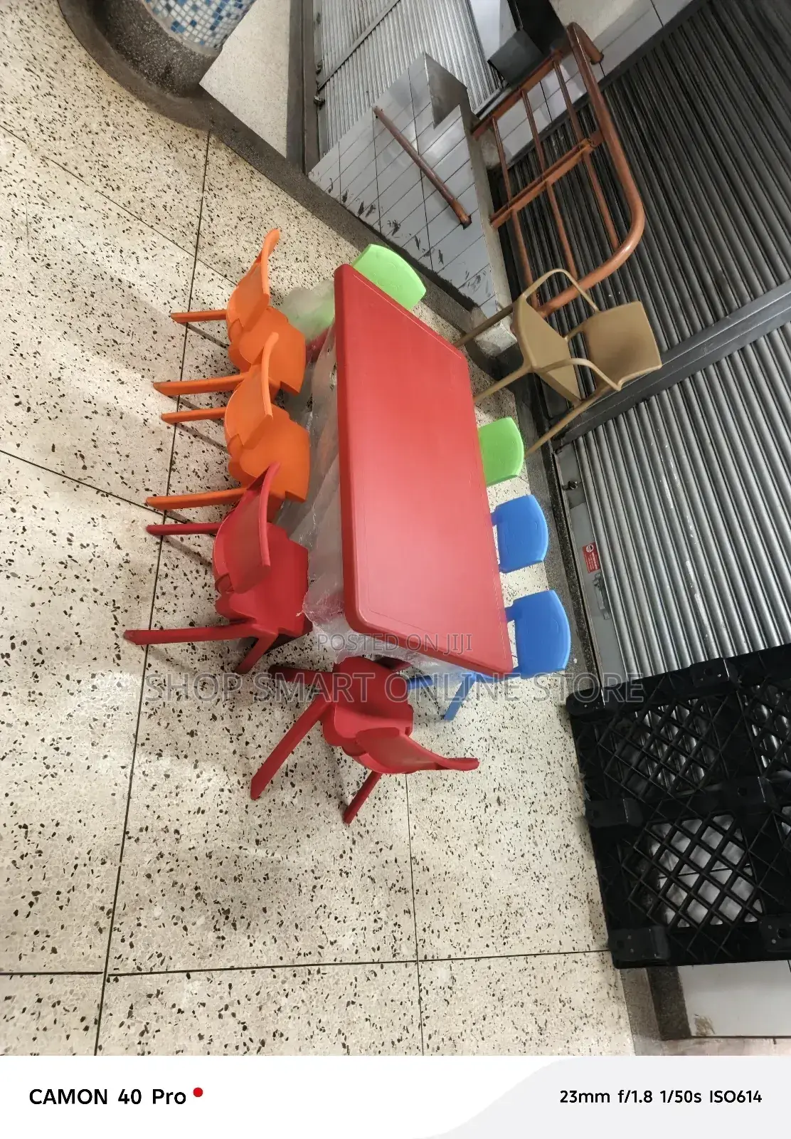 8 Kids Chairs Plastic and Table Set Brand New