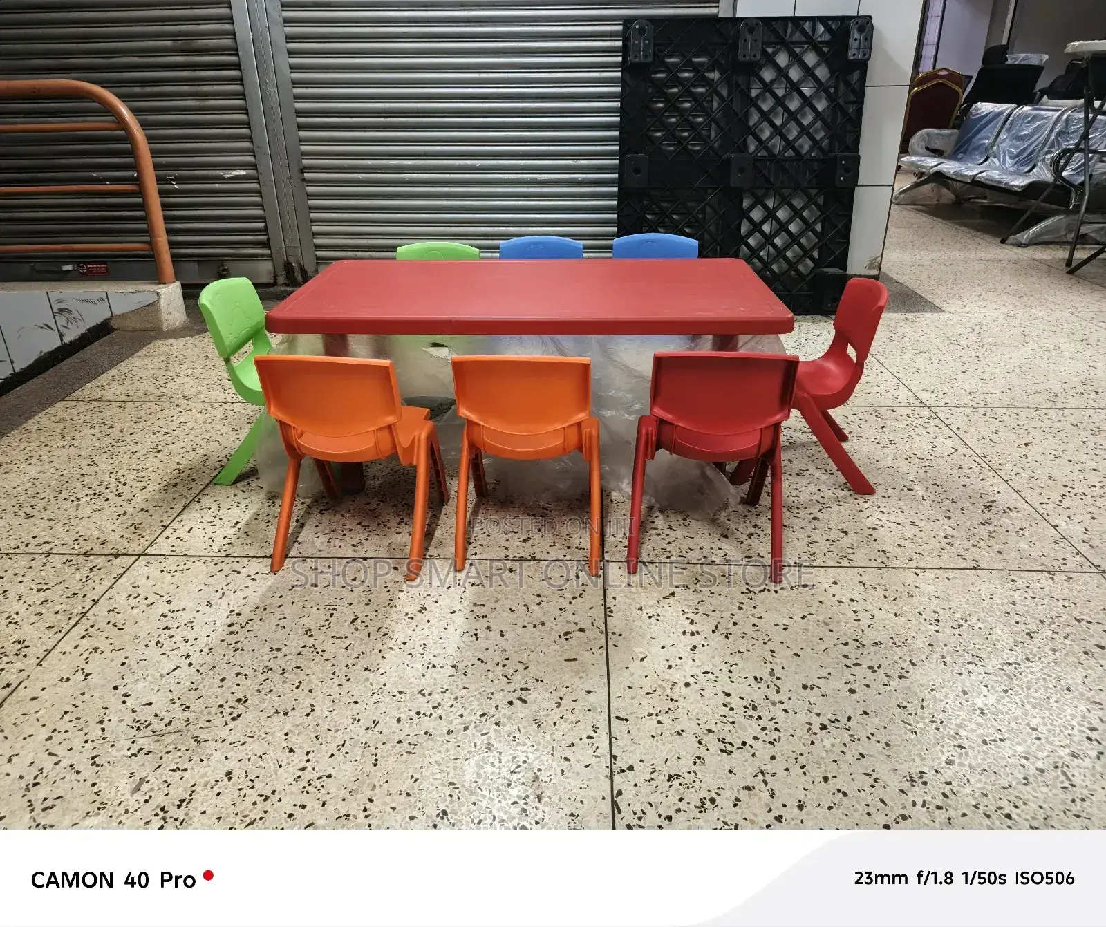 8 Kids Chairs Plastic and Table Set Brand New