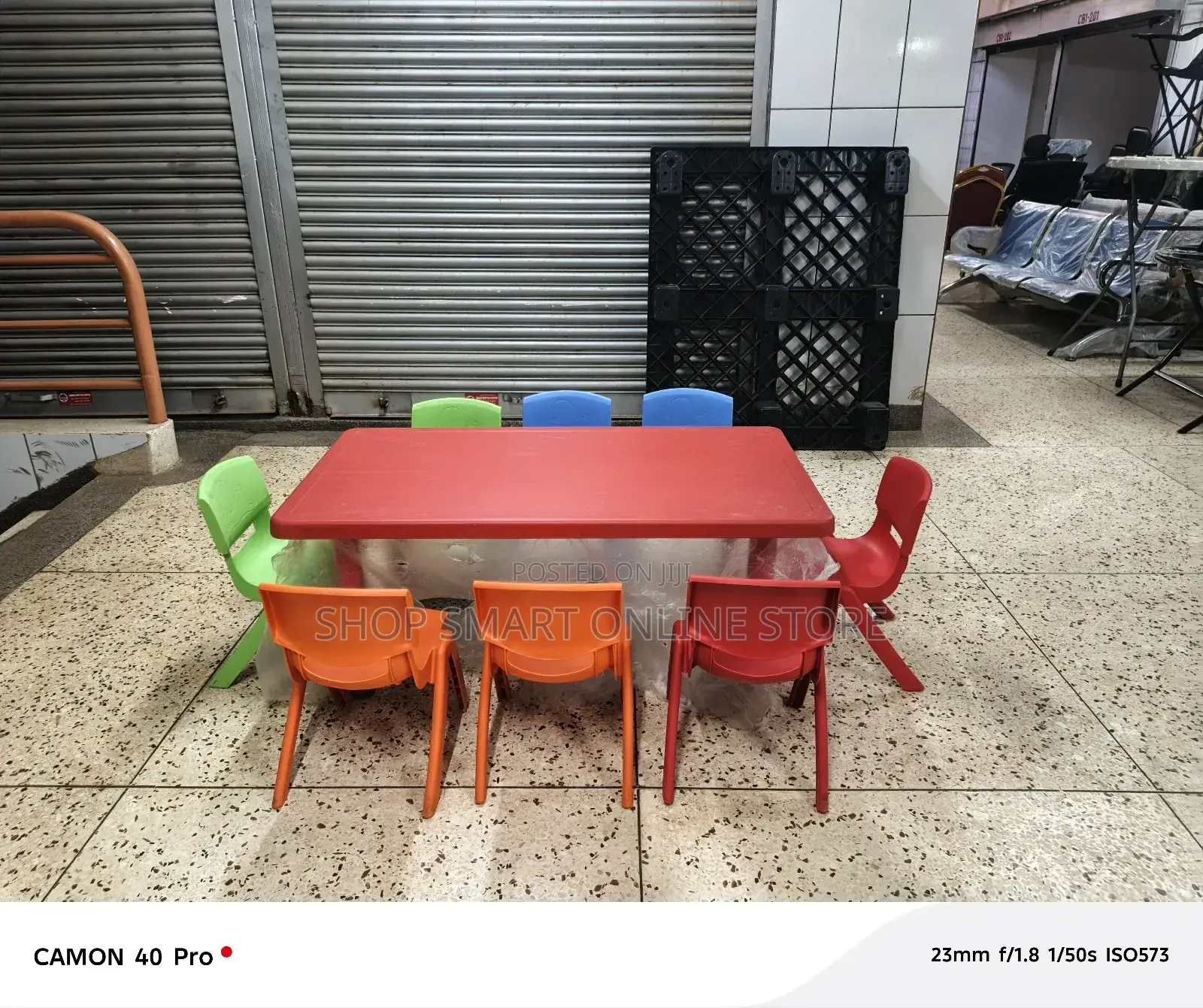 8 Kids Chairs Plastic and Table Set Brand New