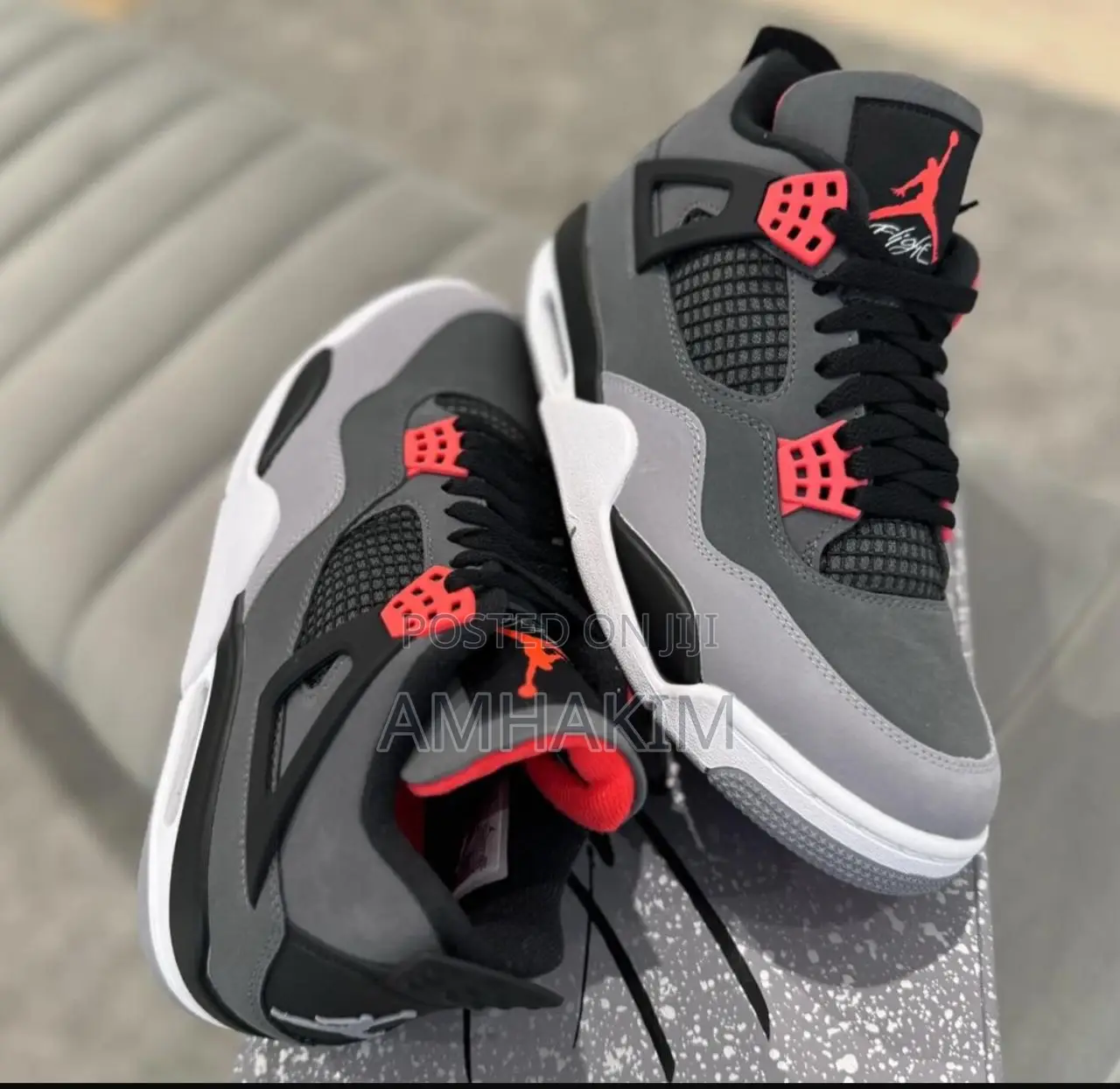 Classic Nike Air Jordan 4 Sneakers Infrared in Stock